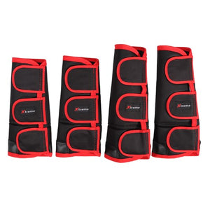 Xtreme Travel Boots - Set of 4 Red/Black