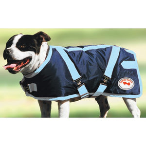 Thermo Master Supreme Dog Coat - Navy/Baby Blue